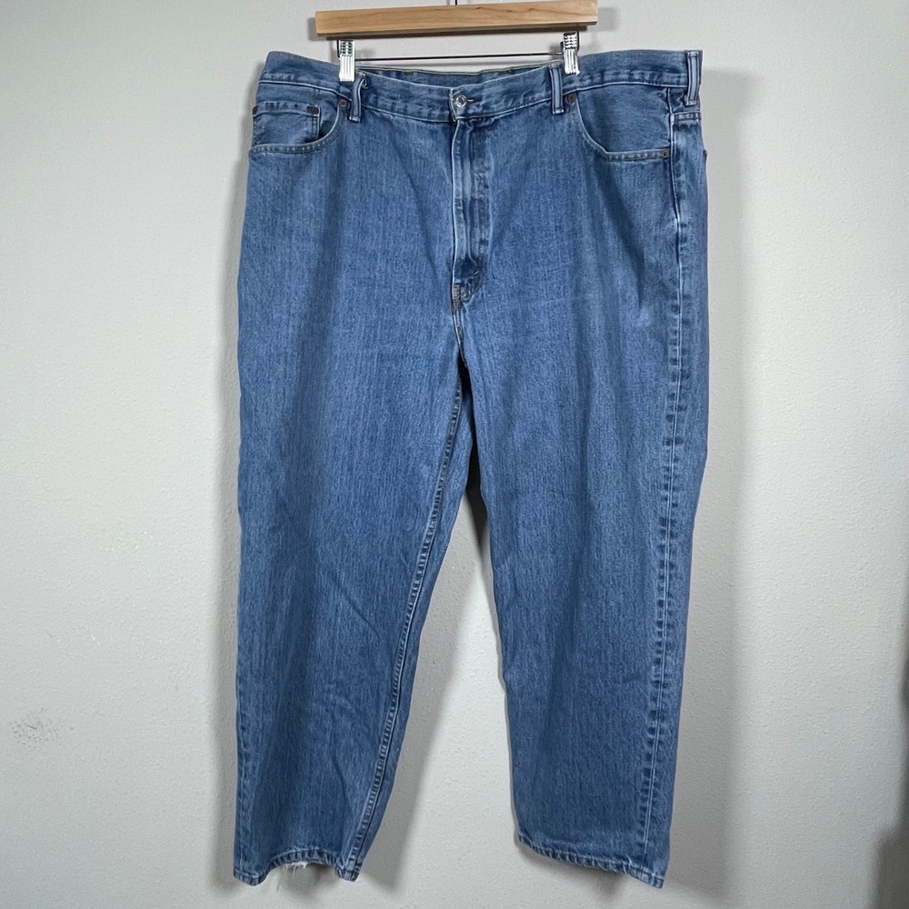 Levi's 560 Comfort Fit Jeans Mens 46x32 Blue Medium Wash Leg Denim